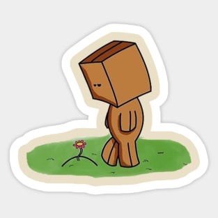 Sad Boxy Sticker